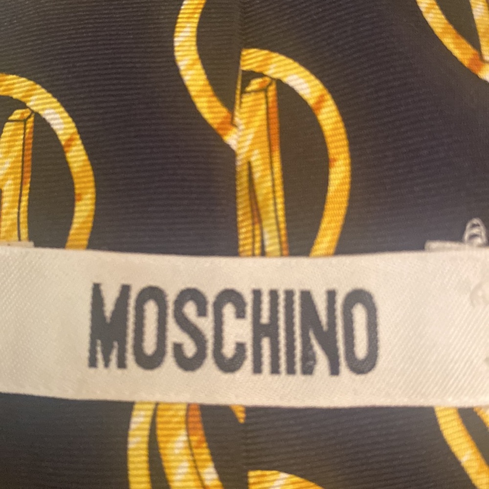 MOSCHINO silk tie.